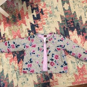 Tea Floral Quilted Cotton Jacket
